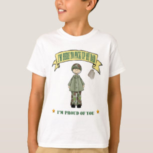 Ik ben hier om mijn vader op te halen t-shirt