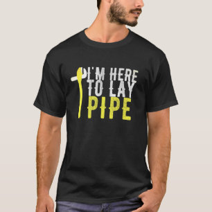 Ik ben hier om stekker te lappen t-shirt