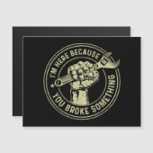 Ik ben hier omdat je iets hebt gebroken, Mechanisc (Voorkant / Achterkant)