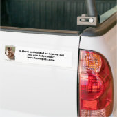 Ik ben hier vandaag bumpersticker (Op Truck)