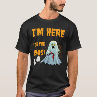 Ik ben hier voor de boeken! - Grappig Halloween T-shirt
