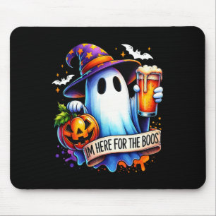 Ik ben hier voor de boeken Spooky Ghost Jack O Lan Muismat