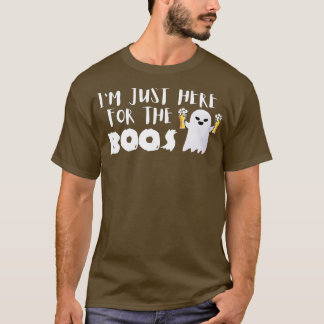 Ik ben hier voor de Boos Halloween Funny Ghost T-shirt