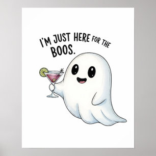 Ik ben hier voor de Boos Halloween. Poster