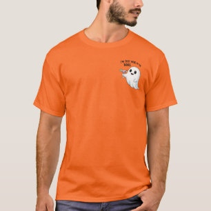 Ik ben hier voor de Boos Halloween. T-shirt