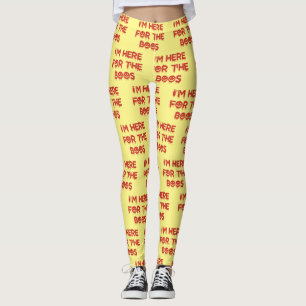 Ik ben hier voor de BOOS (Rode Versie) Leggings