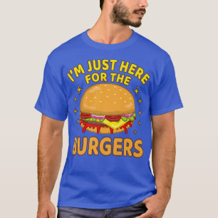 Ik ben hier voor de Burgers Cheeseburger Hamburg T-shirt