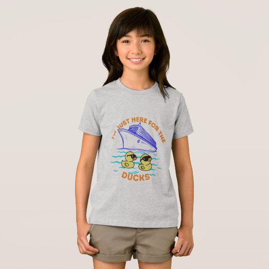 Ik ben hier voor de Ducks Cruise Tri-Blend Shirt (Voorkant volledig)