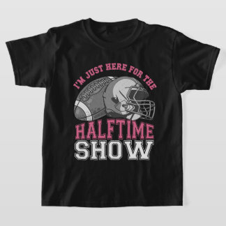 Ik ben hier voor de Halftime Show Basketball Fan T-shirt