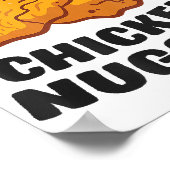 Ik ben hier voor de kipnuggets poster (Hoek)