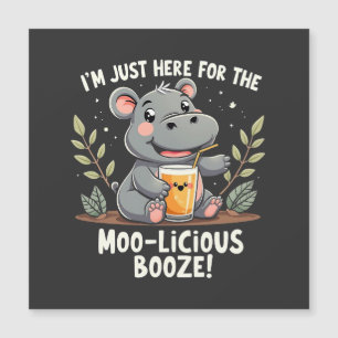 Ik ben hier voor de Moo-licious Booze Moo Deng