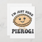 Ik ben hier voor de Pierogi Kaart (Voorkant / Achterkant)