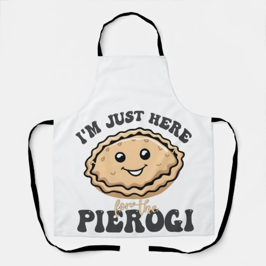Ik ben hier voor de Pierogi Schort (Voorkant)
