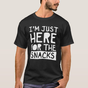 Ik ben hier voor de snacks Fantasy Football Leag T-shirt
