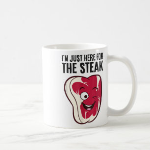 Ik ben hier voor de steak barbecue steak _1 koffiemok