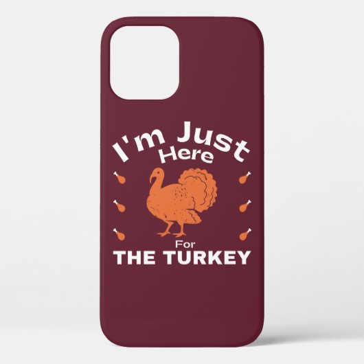 Ik ben hier voor de Thanksgiving Turkije Case-Mate iPhone Case (Achterkant)