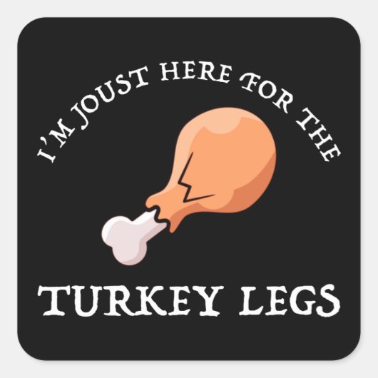 Ik ben hier voor de Turkse legers Vierkante Sticker (Voorkant)