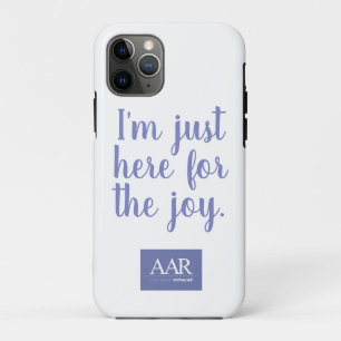 Ik ben hier voor de vreugde. Liefde romance en mij iPhone 11 Pro Hoesje