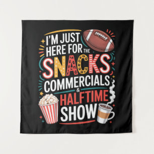 IK Ben Hier Voor Hapjes Reclames En De Rust Wandkleed
