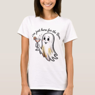 Ik ben hier voor het Boos Shirt Funny Ghost Dri
