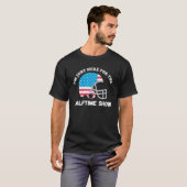 Ik ben hier voor het Halftime Show, grappige Ameri T-shirt (Voorkant volledig)
