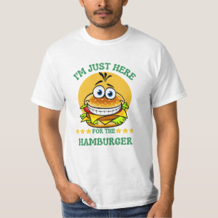 Ik ben hier voor het Hamburger T-Shirt
