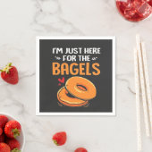 Ik ben hier voor het Joodse eten van de Bagels Servet (Insitu)