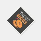 Ik ben hier voor het Joodse eten van de Bagels Servet (Hoek)