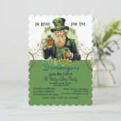 Ik ben hier voor het Shenanigans Iers bier Kaart (Staand voorkant)