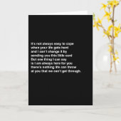 Ik ben hier voor jou kaart (Gele Bloem)