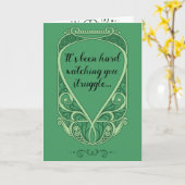 Ik ben hier voor jou kaart (Gele Bloem)