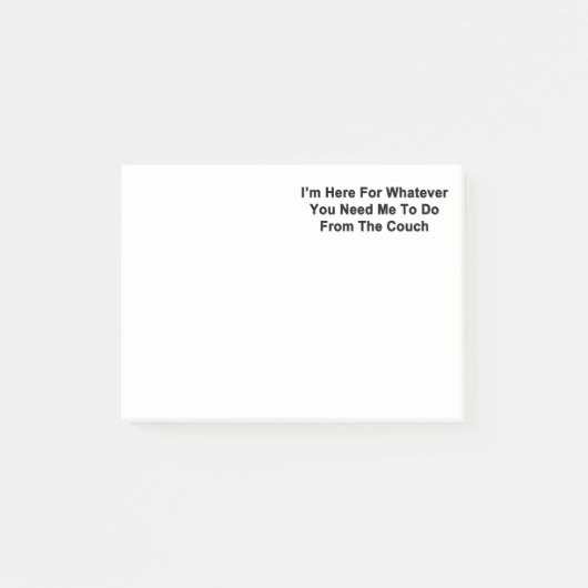 Ik ben hier voor jou post-it® notes (Voorkant)
