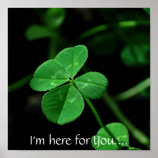 Ik ben hier voor jou.... poster (Voorkant)