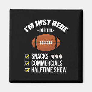 Ik ben hier voor snacks Commercials Halftime Show  Magneet