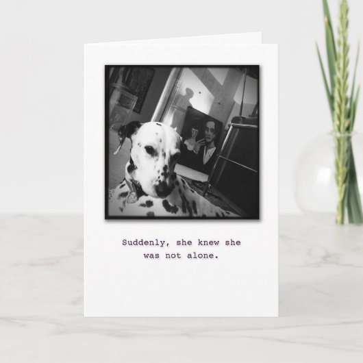 Ik ben hier voor u kaart (Voorkant)