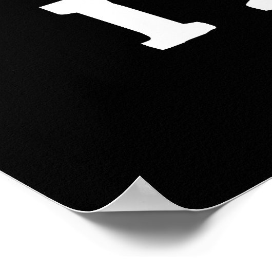 Ik ben Hip Funny Hipbone Anatomy Pun Dark BG Poster (Hoek)