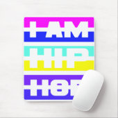 Ik ben Hip Hop Mousepad Muismat (Met muis)