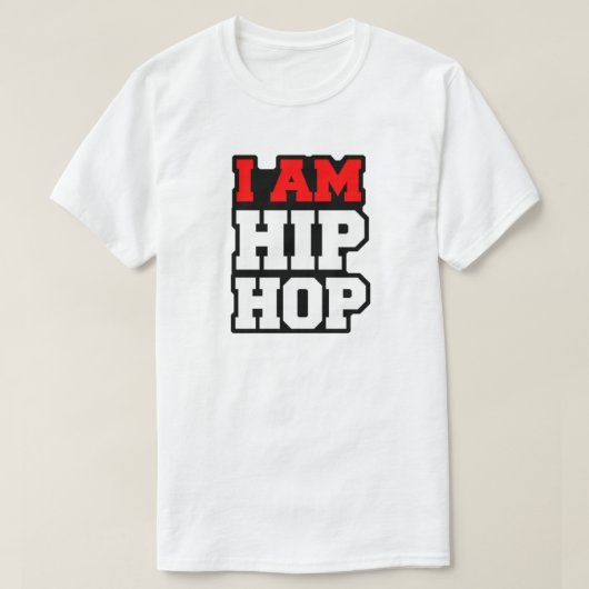 IK BEN HIP HOP T-shirt (Design voorkant)