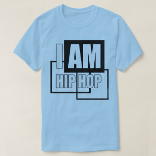 IK BEN HIP HOP - ZWART BLOK T-SHIRT