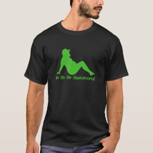 Ik ben Ho Ho Hammered Feest Drinken Grap Pun T-shirt