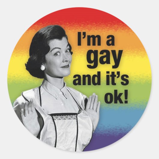 IK BEN HOMO - STICKERS (Voorkant)