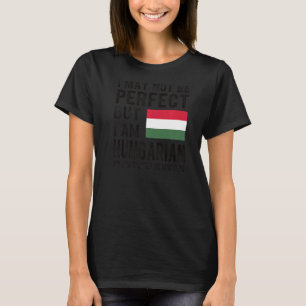 Ik ben Hongaarse vlag Hongarije Erfgoed Hongaarse T-shirt