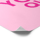 Ik ben Hot Je bent niet Poster (Hoek)