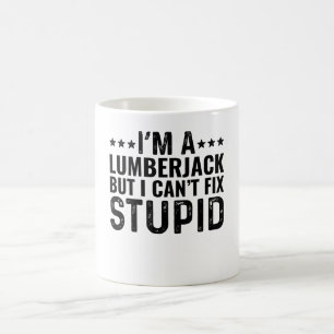 IK BEN Houthakker Maar IK Kan Stomheid Niet Verhel Koffiemok