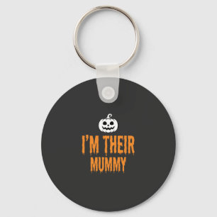 Ik ben hun mummie Halloween-mummieontwerp Sleutelhanger
