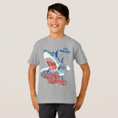 Ik ben Hungry Shark Tastic Baby T-shirt (Voorkant volledig)