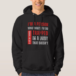 Ik ben iemand die heel veel leuke dingen wil doen hoodie