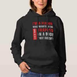 Ik ben iemand die heel veel leuke dingen wil doen hoodie