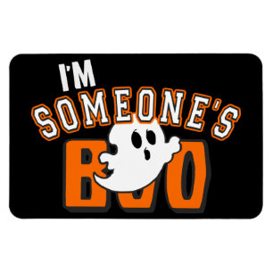 Ik ben iemand's Boo Ghost Halloween Magnet Magneet