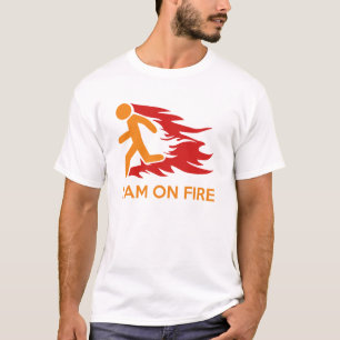 Ik ben in brand t-shirt